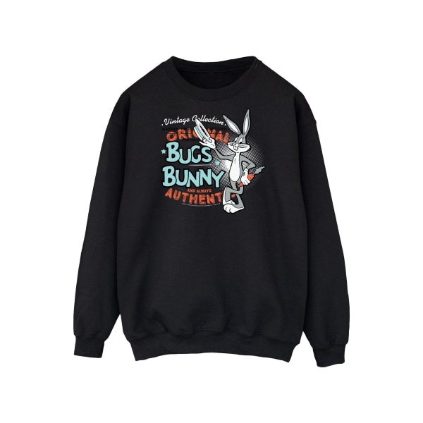 Looney Tunes Unisex Vuxen Bugs Bunny Vintage Sweatshirt 3XL Svart Black 3XL