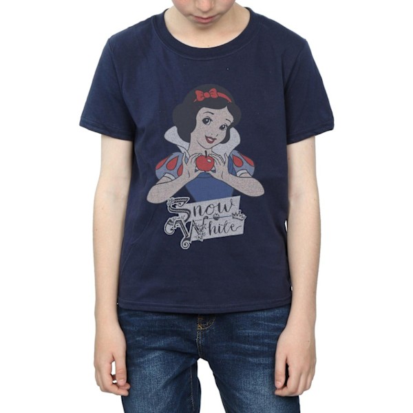 Disney Princess Boys Snövit Apple T-shirt 12-13 år Marinblå Navy Blue 12-13 Years