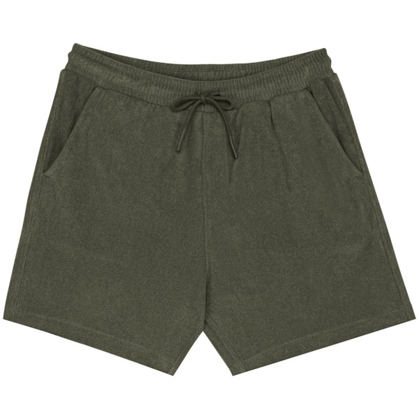 Native Spirit Herr Terry Handduksshorts M Organic Khaki Organic Khaki M