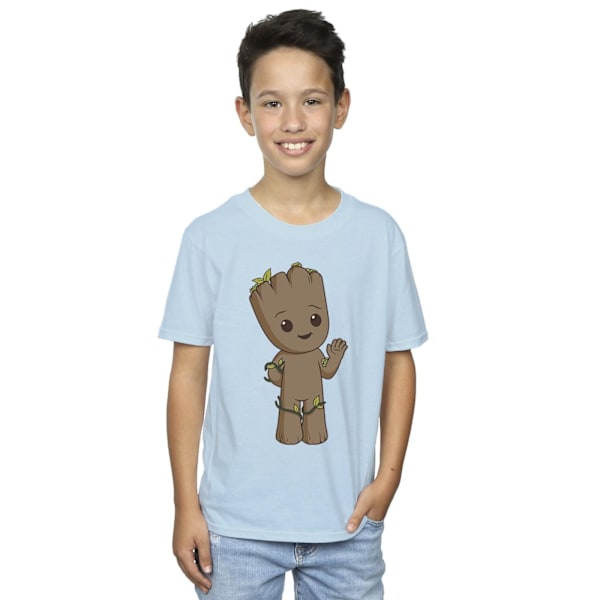 Marvel Boys I Am Groot Söt Groot T-shirt 12-13 år Baby Blue Baby Blue 12-13 Years