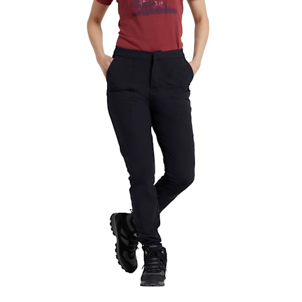 Mountain Warehouse Womens/Ladies Kesugi Stretch Slim Trousers 2 Black 20 UK