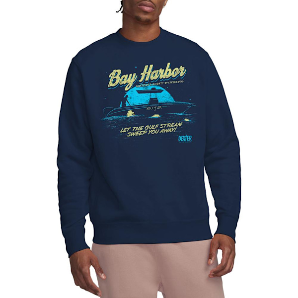 Dexter Unisex Vuxen Moonlight Fiske Tröja L Marinblå Navy L