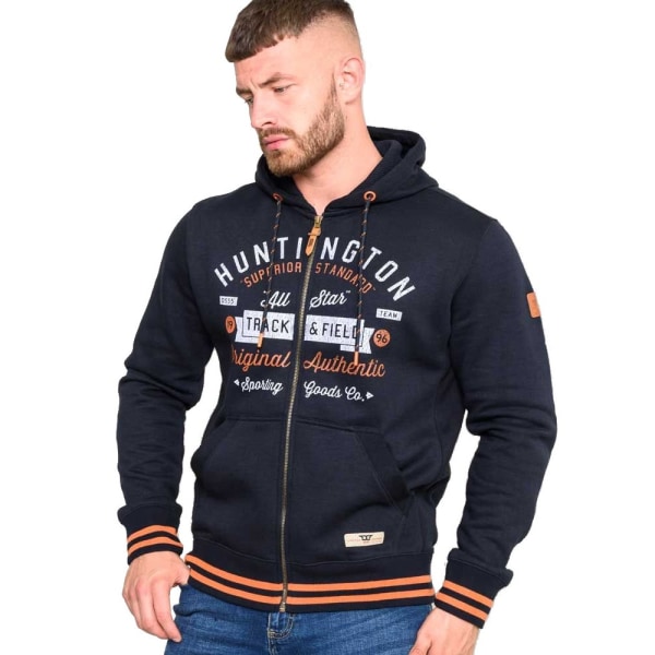 D555 Herr Flandern Kingsize Hel Zip Hoodie 6XL Marinblå Navy 6XL