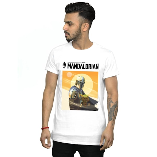 Star Wars The Mandalorian The Child Two Moons T-shirt 4XL för män White 4XL