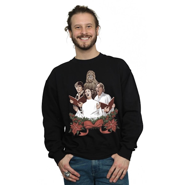 Star Wars Jultröja för Herr S Svart Black S
