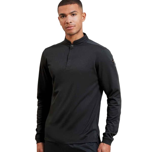 Premier Herr Essential Coolchecker Långärmad Kockskjorta S Bl Black S
