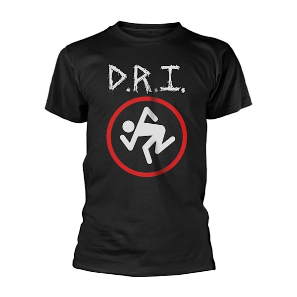 D.R.I. Unisex Adult Skanker T-Shirt XXL Svart Black XXL