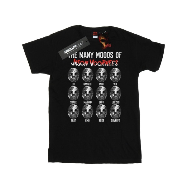 Fredag ​​13:e Herr The Many Moods Of Jason Voorhees T-Shirt M Bla Black M