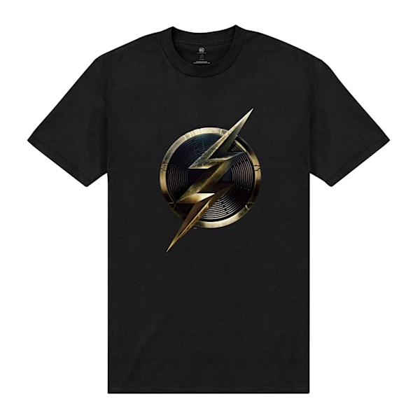 The Flash Unisex Vuxen Logo T-Shirt L Svart Black L