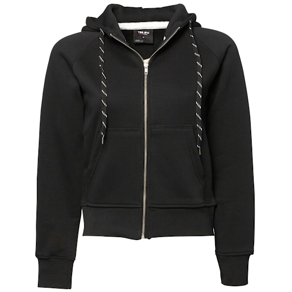 Tee Jays Dam/Dam Full Zip Hooded Sweatshirt L Svart Black L