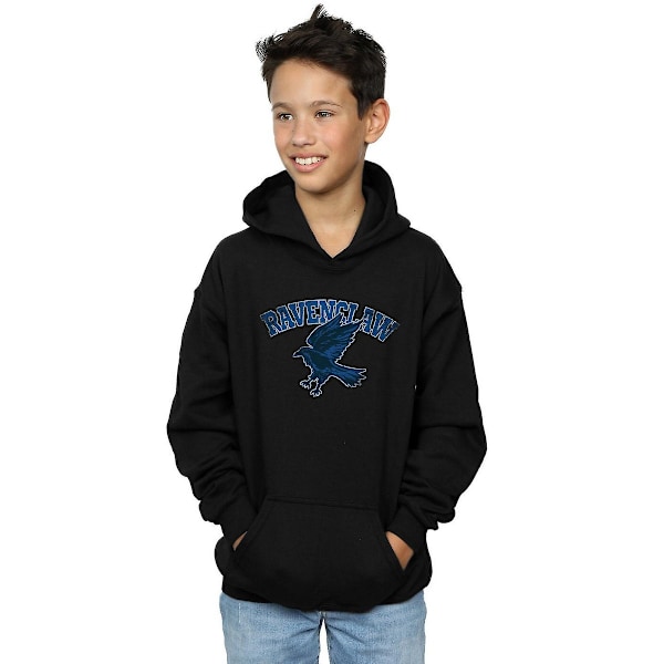 Harry Potter Pojkar Ravenclaw Bomullströja 7-8 År Svart Black 7-8 Years