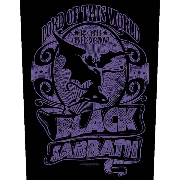 Black Sabbath Lord Of This World Patch One Size Svart/Lila Black/Purple One Size