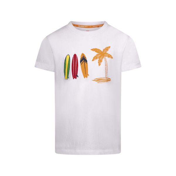 Trespass Alltown T-shirt för pojkar, 2-3 år, Vit White 2-3 Years