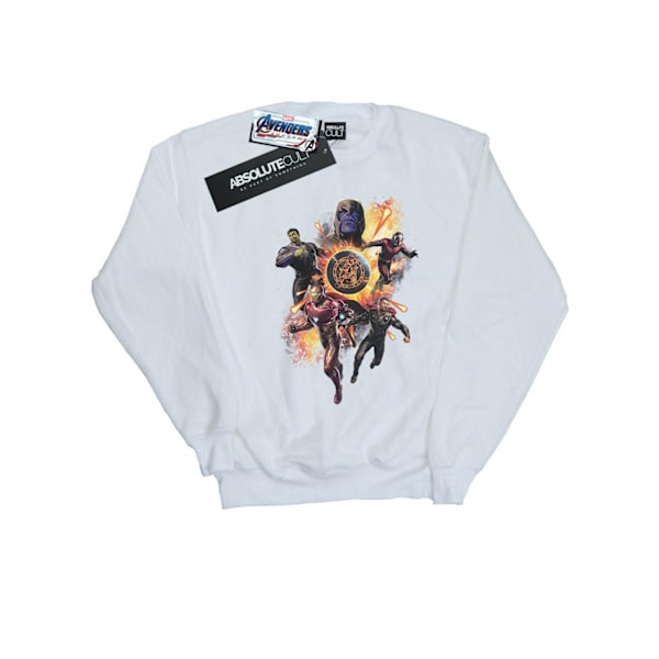 Marvel Womens/Ladies Avengers Endgame Explosion Team Sweatshirt White S