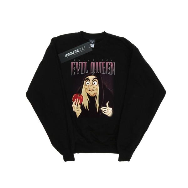 Disney Girls Snow White Evil Queen Montage Sweatshirt 7-8 år Black 7-8 Years