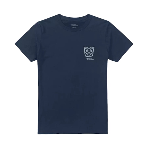 Transformers Factions Decepticons T-shirt S Navy för män Navy S