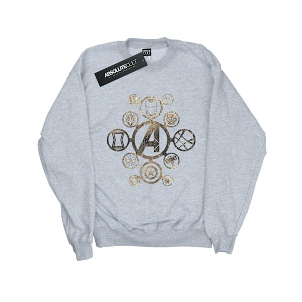 Marvel Boys Avengers Infinity War Icons Sweatshirt 7-8 år Sp Sports Grey 7-8 Years