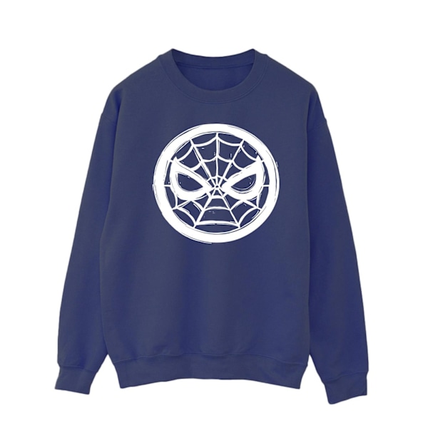 Marvel Herr Spider-Man Bröstlogga Sweatshirt XXL Marinblå Navy Blue XXL