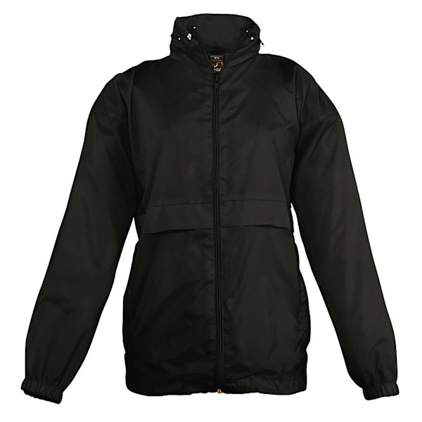 SOLS Barn Unisex Surf Vindjacka (Vattenavvisande Och Vindtät) Black 6 Years