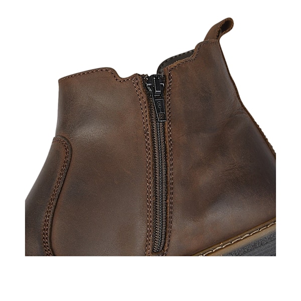 IMAC Herr Läder Chelsea Boots 9 UK Brun Brown 9 UK