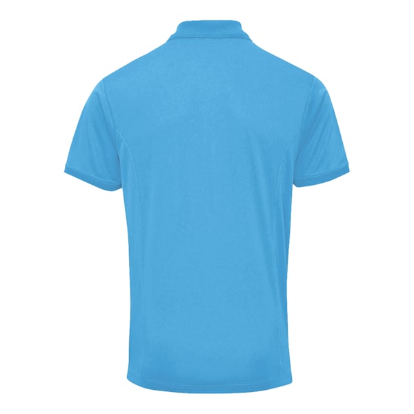 Premier Mens Coolchecker Pique Kortärmad Poloskjorta M Sapph Sapphire M