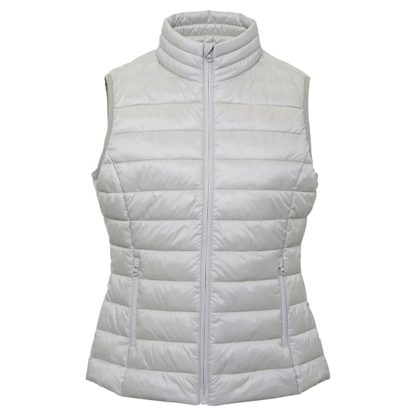 2786 Dam/Dam Terräng Ärmlös vadderad Gilet L Silver Silver L