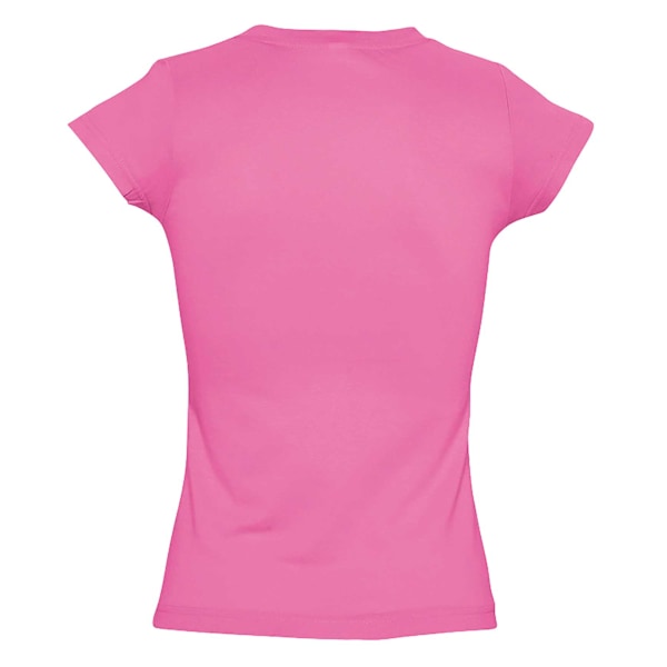 SOLs Dam/Kvinnor Moon V-ringad Kortärmad T-shirt M Orchid Pi Orchid Pink M