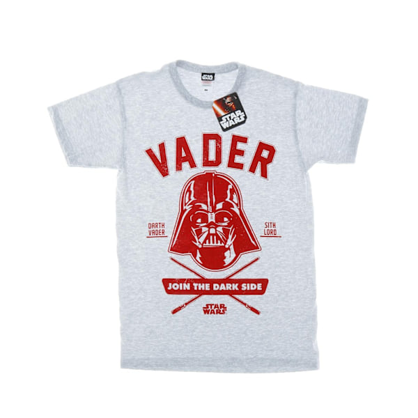 Star Wars Darth Vader Collegiate T-shirt S Heather Grey för män Heather Grey S