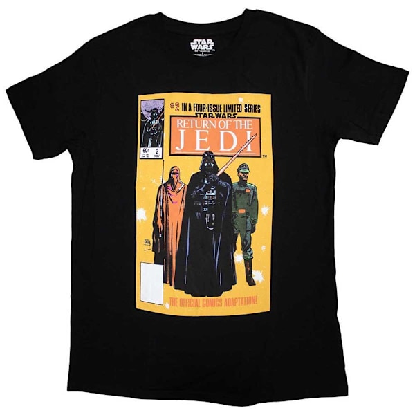 Star Wars: Återkomsten av Jedi Unisex Vuxen Comic Cover T-Shirt Black L