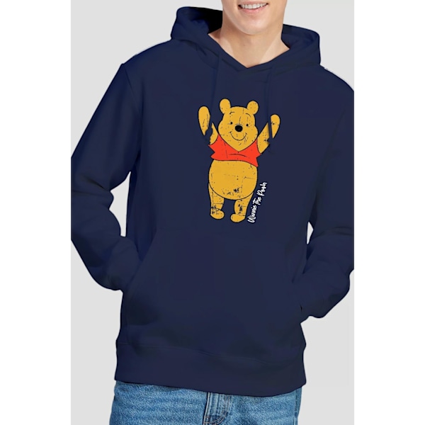 Nalle Puh Herr Yay Hoodie XL Marinblå Navy XL