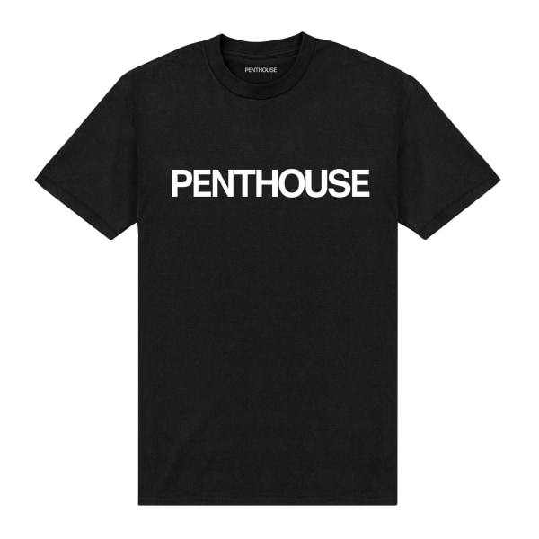 Penthouse Unisex Adult Logo T-Shirt 4XL Svart Black 4XL