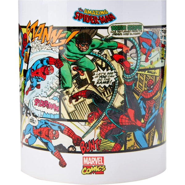 Marvel Panel Spider-Man Mugg En Storlek Flerfärgad Multicoloured One Size