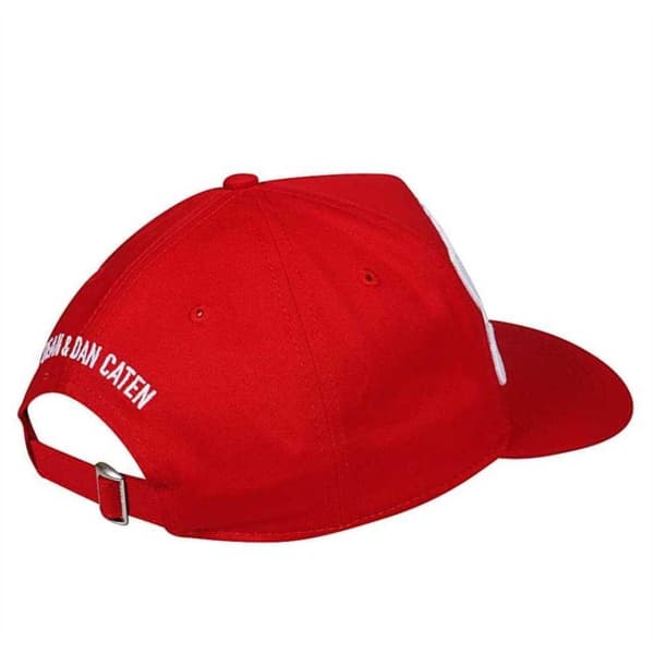 DSquared2 Omvänd Logotyp 25-årsjubileum Keps One Size Red One Size