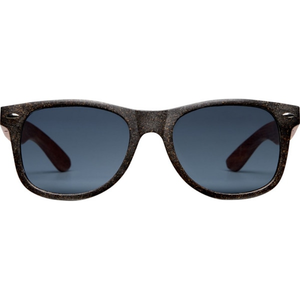 Omärkta barn/barnsolglasögon Kafo En storlek Solid Black/C Solid Black/Coffee Brown One Size