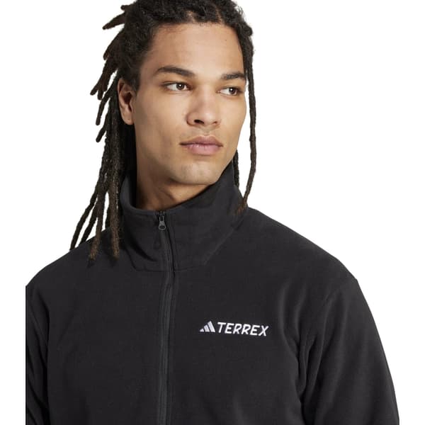 Adidas Terrex Multi Essentials Halv Zip Fleecejacka för män S Svart Black S