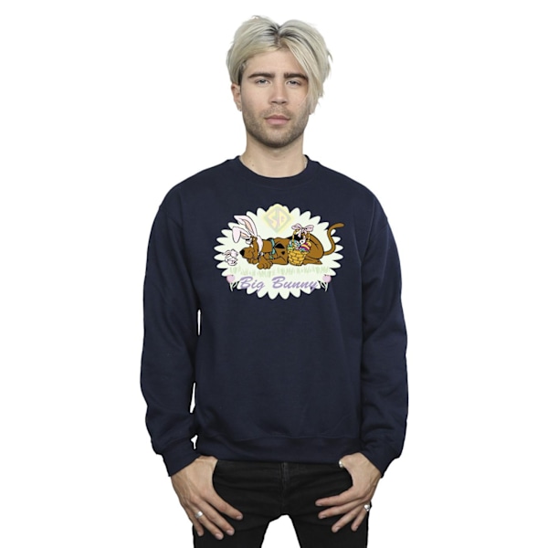 Scooby Doo Herr Stor Kanin Sweatshirt L Marinblå Navy Blue L