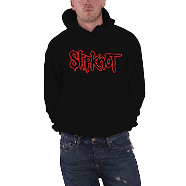 Slipknot Unisex Vuxen Baktryck Logo Pullover Hoodie S Svart Black S