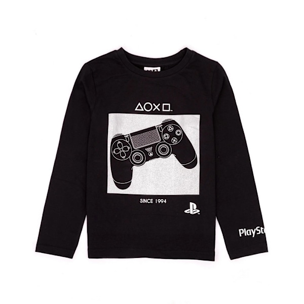 Playstation Boys Game Controller Lång Pyjamas Set 7-8 År Svart Black/White 7-8 Years