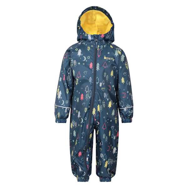 Mountain Warehouse Barnkläder/Barn Spright Trees Vattentät Regn Midnight 18-24 Months
