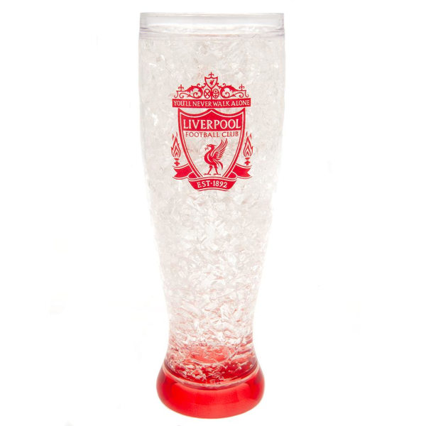 Liverpool FC Slim zer Pint Glass One Size Klar/Röd Clear/Red One Size