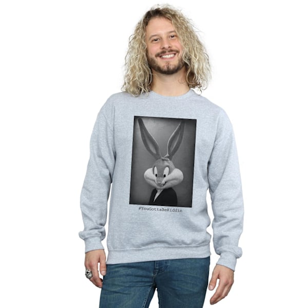 Looney Tunes Mens Bugs Bunny Yougottabekiddin Sweatshirt 3XL Sp Sports Grey 3XL