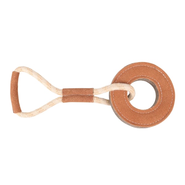Benji & Flo Tug ´N´ Play Ring Mocka Rep Hundleksak One Size Brun Brown/Beige One Size
