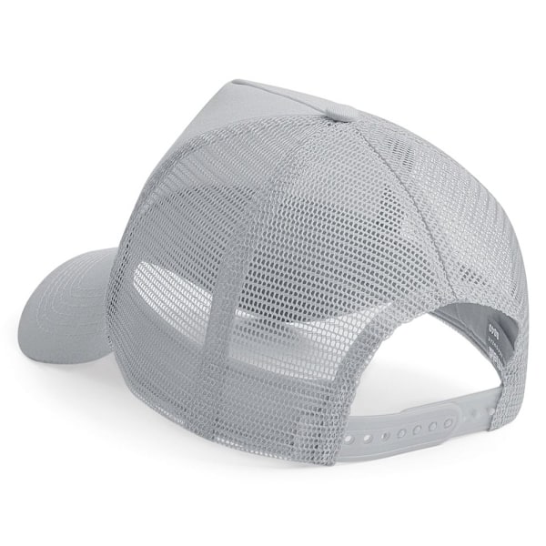 Beechfield Herr Halv Mesh Trucker Cap / Huvudbonad (2-pack) På Light Grey/ Light Grey One Size