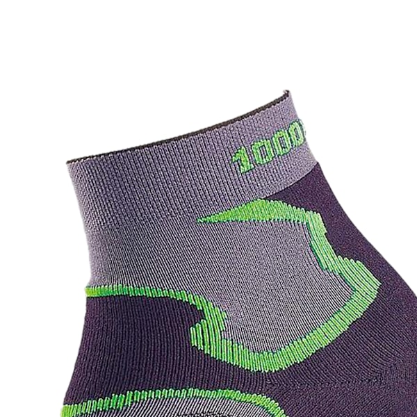 1000 Mile Dam/Dam Fusion Strumpor S Grå/Svart/Grön Grey/Black/Green S