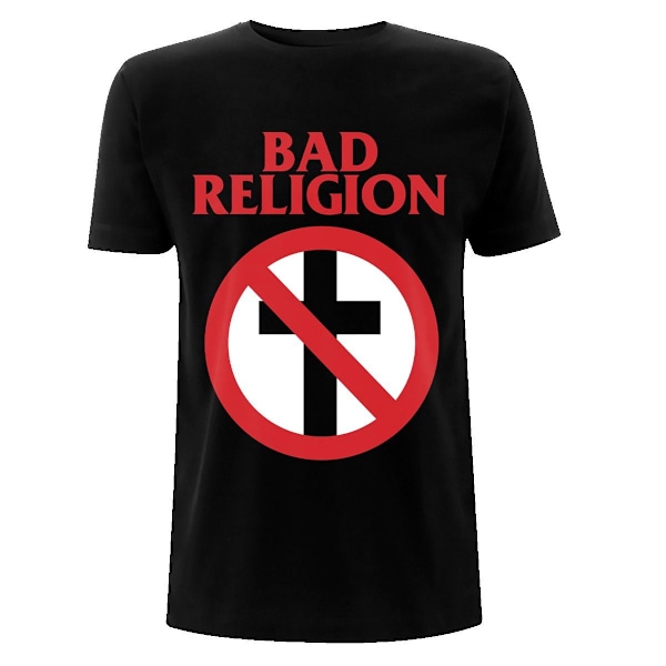 Bad Religion Unisex Adult Cross Buster T-Shirt XL Svart Black XL