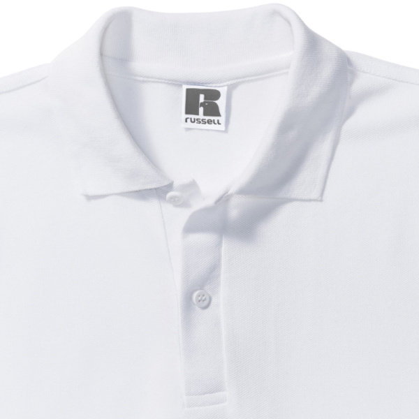 Russell Herr Classic Kortärmad Polycotton Pikétröja XL Vit White XL