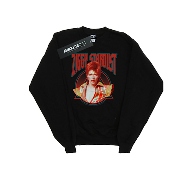 David Bowie Girls Ziggy Stardust Sweatshirt 9-11 år Svart Black 9-11 Years