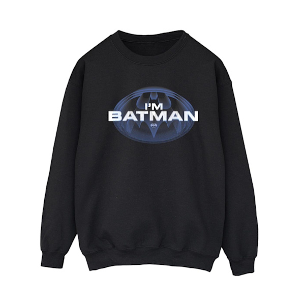 DC Comics Dam/Kvinnor The Flash I´m Batman Sweatshirt XXL Svart Black XXL