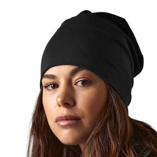 Beechfield Unisex Hemsedal Bomullsmössa One Size Svart Black One Size