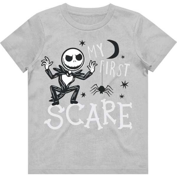 Nightmare Before Christmas Childrens/Kids First Scare Cotton T- Grey 5-6 Years